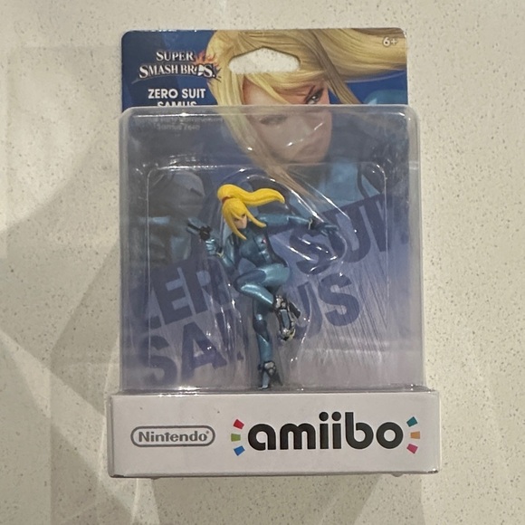 Nintendo Other - Nintendo Amiibo Super Smash Bros. Zero Suit Samus Figure – Brand New